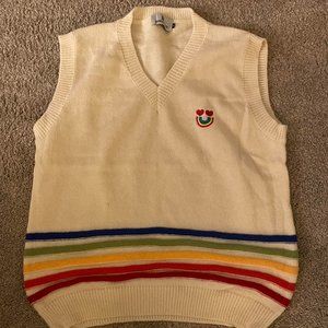 Rainbow sweater vest